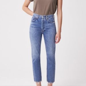 Agolde Riley Straight Crop Jeans 28